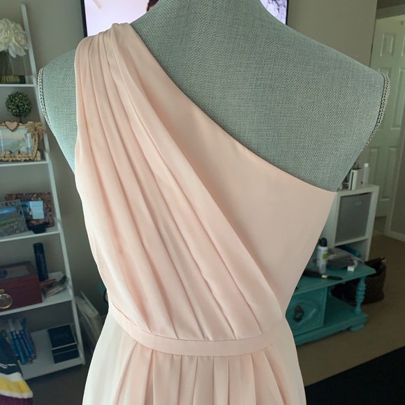 Weddington Way Blush Bridesmaid Dress - Picture 4 of 5